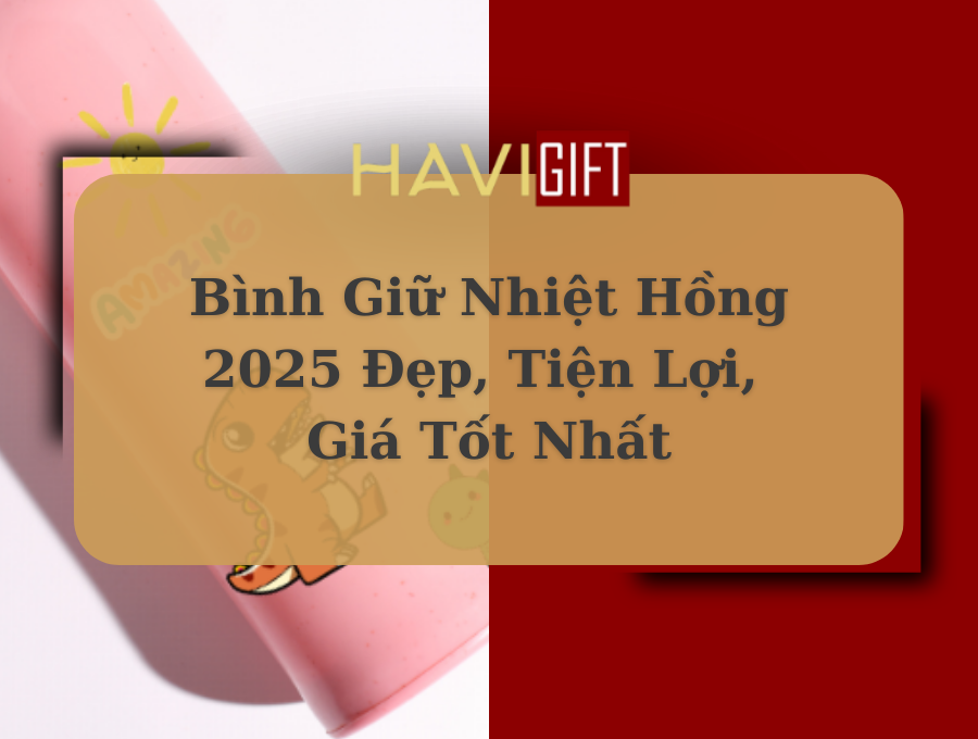 Bình giữ nhiệt hồng