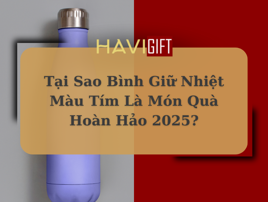 Bình giữ nhiệt màu tím