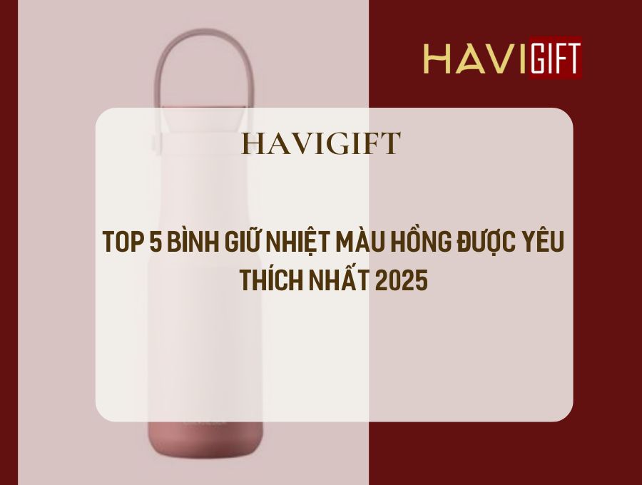 bình giữ nhiệt màu hồng