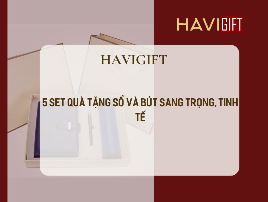 quà tặng sổ và bút