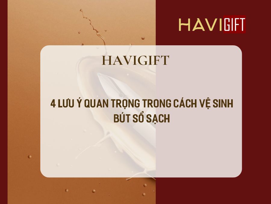 cách vệ sinh bút sổ